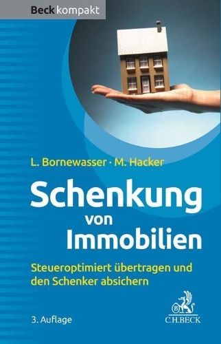 Buchcover und Innenansicht für das Buch: Schenkung von Immobilien