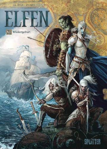 Buchcover und Innenansicht für das Buch: Elfen. Band 21