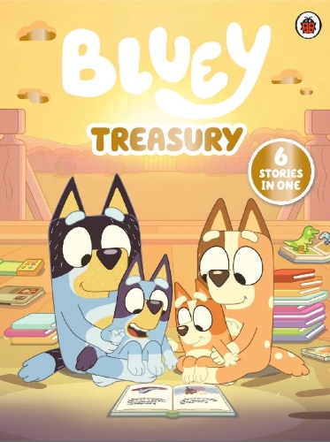 Buchcover und Innenansicht für das Buch: Bluey: Treasury
