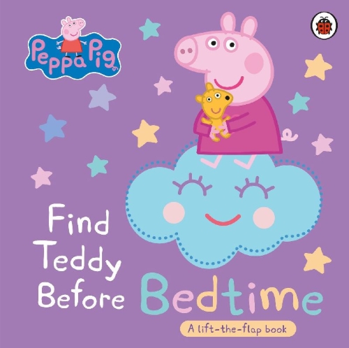 Buchcover und Innenansicht für das Buch: Peppa Pig: Find Teddy Before Bedtime