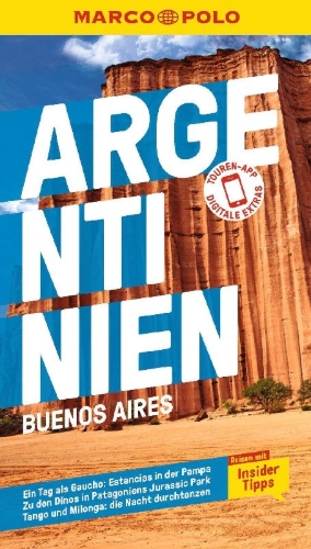 Buchcover und Innenansicht für das Buch: MARCO POLO Reiseführer Argentinien, Buenos Aires