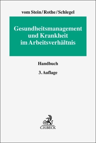 Buchcover und Innenansicht für das Buch: Gesundheitsmanagement und Krankheit im Arbeitsverhältnis