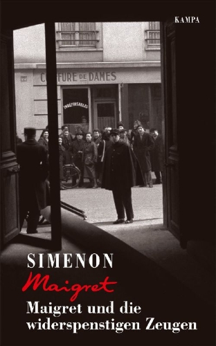 Buchcover und Innenansicht für das Buch: Maigret et les te¿moins re¿calcitrants