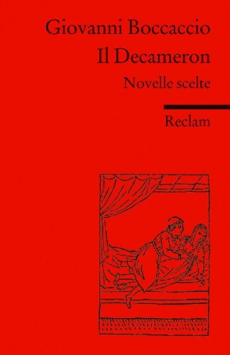 Buchcover und Innenansicht für das Buch: Il Decameron