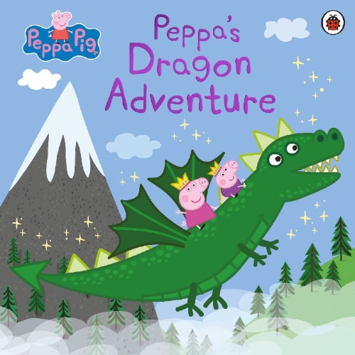 Buchcover und Innenansicht für das Buch: Peppa Pig: Peppa's Dragon Adventure
