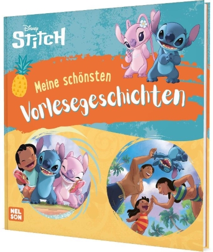 Buchcover und Innenansicht für das Buch: Disney Vorlesebuch: Stitch: Meine schönsten Vorlesegeschichten