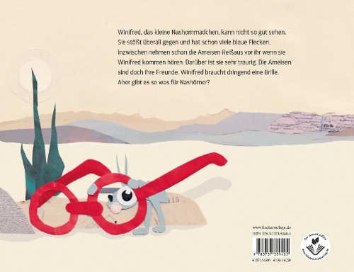 Buchcover und Innenansicht für das Buch: Winifred will mehr sehen