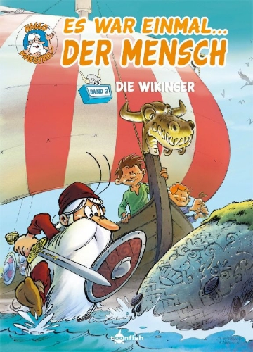 Buchcover und Innenansicht für das Buch: Il était une fois... l'homme