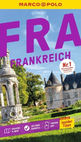 Buchcover und Innenansicht für das Buch: MARCO POLO Reiseführer Frankreich