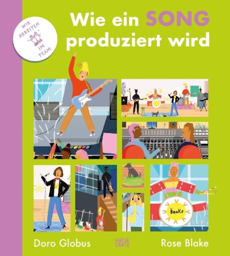 Buchcover und Innenansicht für das Buch: Wie ein Song produziert wird