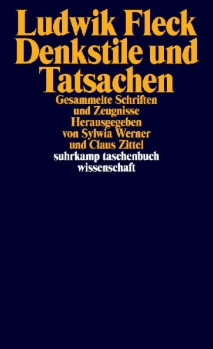 Buchcover und Innenansicht für das Buch: Denkstile und Tatsachen
