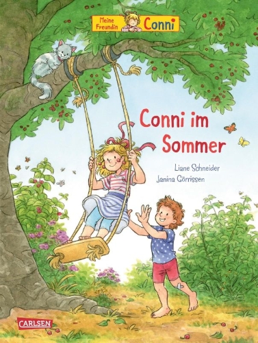 Buchcover und Innenansicht für das Buch: Conni-Bilderbücher: Conni im Sommer