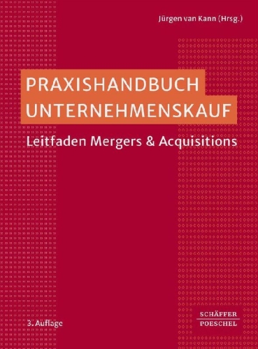Buchcover und Innenansicht für das Buch: Praxishandbuch Unternehmenskauf