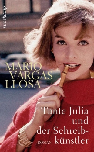 Buchcover und Innenansicht für das Buch: La tía Julia y el escribidor
