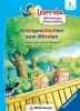 Buchcover und Innenansicht für das Buch: Krimigeschichten zum Mitraten - Leserabe ab 2. Klasse - Erstlesebuch für Kinder ab 7 Jahren (mit Mildenberger Silbenmethode)