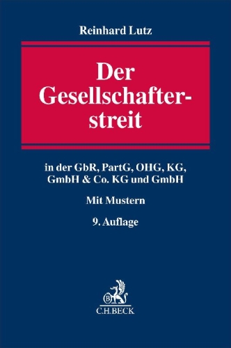 Buchcover und Innenansicht für das Buch: Der Gesellschafterstreit