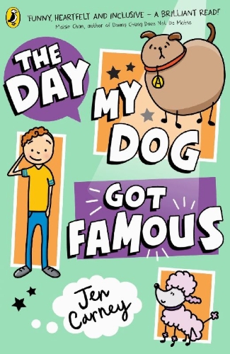 Buchcover und Innenansicht für das Buch: The Day My Dog Got Famous