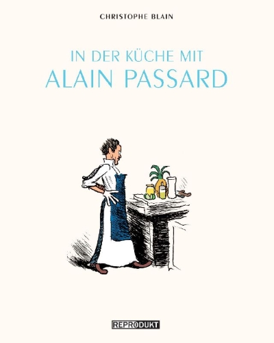 Buchcover und Innenansicht für das Buch: In der Küche mit Alain Passard