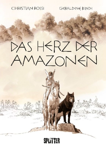 Buchcover und Innenansicht für das Buch: Le Coeur des Amazones