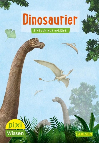 Buchcover und Innenansicht für das Buch: Pixi Wissen 21: VE 5 Dinosaurier (5 Exemplare)