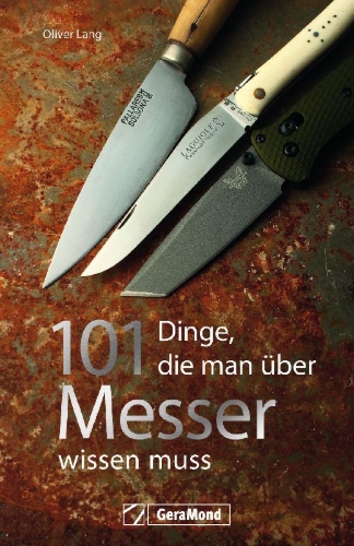 Buchcover und Innenansicht für das Buch: 101 Dinge, die man über Messer wissen muss