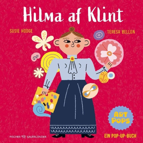 Buchcover und Innenansicht für das Buch: Hilma af Klint. A Pop-up-Book