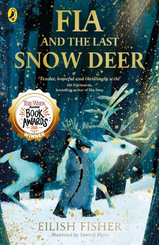 Buchcover und Innenansicht für das Buch: Fia and the Last Snow Deer