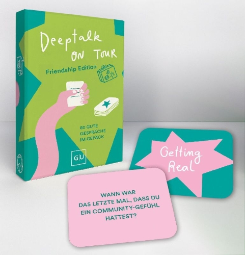 Buchcover und Innenansicht für das Buch: Deeptalk on Tour - Friendship Edition