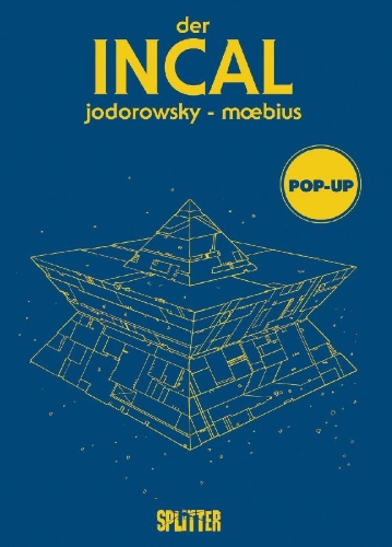 Buchcover und Innenansicht für das Buch: L'INCAL - LIVRE POP-UP