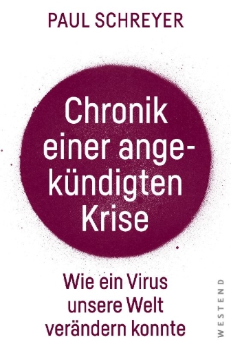 Buchcover und Innenansicht für das Buch: Chronik einer angekündigten Krise