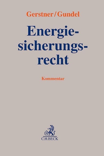 Buchcover und Innenansicht für das Buch: Energiesicherungsrecht