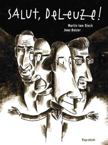 Buchcover und Innenansicht für das Buch: Salut, Deleuze! Gesamtausgabe