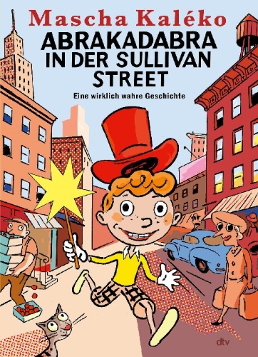 Buchcover und Innenansicht für das Buch: Abrakadabra in der Sullivan Street