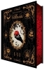 Buchcover und Innenansicht für das Buch: Disney Villains: Villains Band I-VI: Luxusausgabe mit Farbschnitt im düsteren Dark-Fantasy-Setting