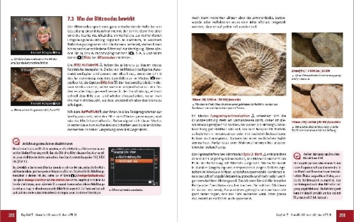 Buchcover und Innenansicht für das Buch: Sony Alpha 7R III