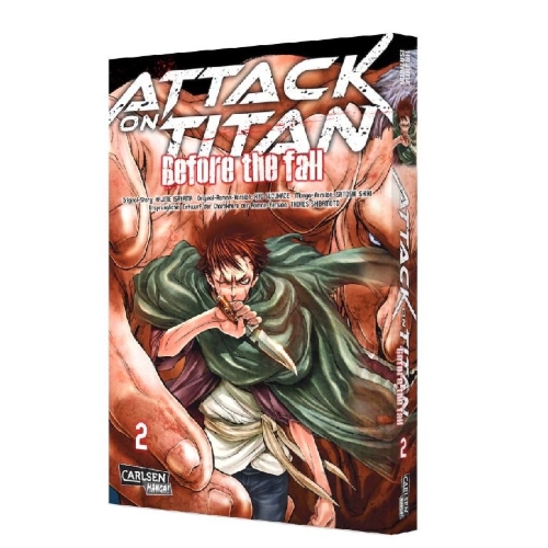 Buchcover und Innenansicht für das Buch: Shingeki no Kyojin - Before the Fall