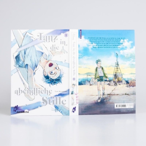 Buchcover und Innenansicht für das Buch: YUUNAGI NI MAE, BOKU NO RIBON