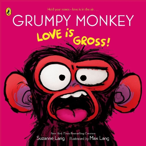 Buchcover und Innenansicht für das Buch: Grumpy Monkey Love is Gross