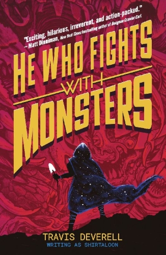 Buchcover und Innenansicht für das Buch: He Who Fights With Monsters: Outworlder