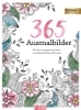 Buchcover und Innenansicht für das Buch: 365 Ausmalbilder