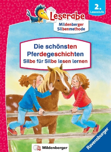 Buchcover und Innenansicht für das Buch: Leserabe Sonderausgaben - Die schönsten Pferdegeschichten - Silbe für Silbe lesen lernen