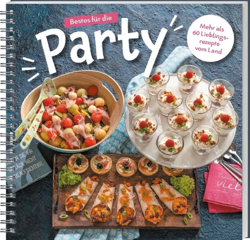 Buchcover und Innenansicht für das Buch: Bestes für die Party
