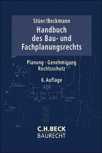Buchcover und Innenansicht für das Buch: Handbuch des Bau- und Fachplanungsrechts