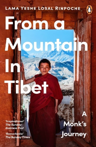 Buchcover und Innenansicht für das Buch: From a Mountain In Tibet