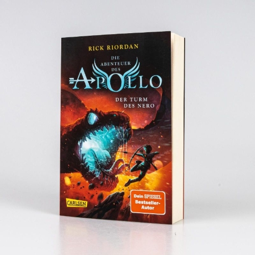 Buchcover und Innenansicht für das Buch: The Trials of Apollo, Book 5: The Tower of Nero