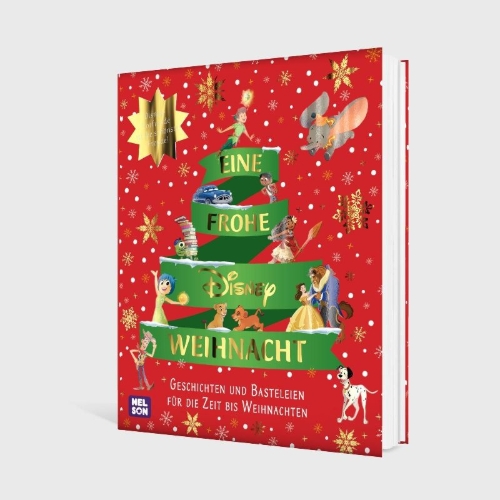 Buchcover und Innenansicht für das Buch: Disney Vorlesebuch: Eine frohe Disney Weihnacht