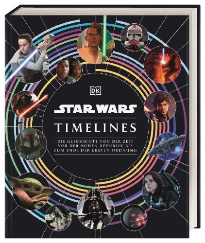 Buchcover und Innenansicht für das Buch: Star Wars Timelines