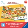 Buchcover und Innenansicht für das Buch: Mein großes Lichter-Wimmelbuch: Weihnachten