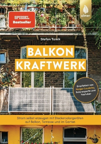 Buchcover und Innenansicht für das Buch: Balkonkraftwerk