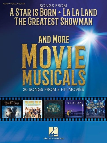 Buchcover und Innenansicht für das Buch: Songs from a Star Is Born, La La Land, the Greatest Showman, and More Movie Musicals